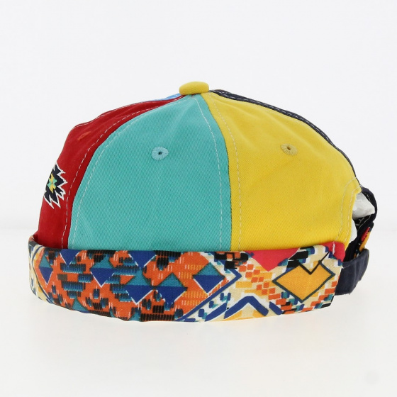 Docker Beanie Cotton Patchwork - Traclet