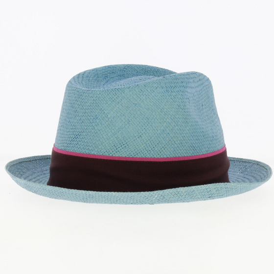 Trilby Panama Hat Blue - Traclet