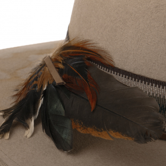 Stetson Outdoor Beige Fur Felt Fedora Hat