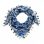 Echarpe Coton Mandala Bleu - Barts