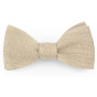 Papillon Bow Tie Linen Beige Sable - Le Coq En Pap