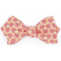 Japanese Pink Coral Bow Tie - Le Coq En Pap