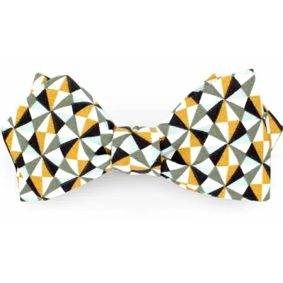 Kaleido Cotton Bow Tie - Le Coq En Pap