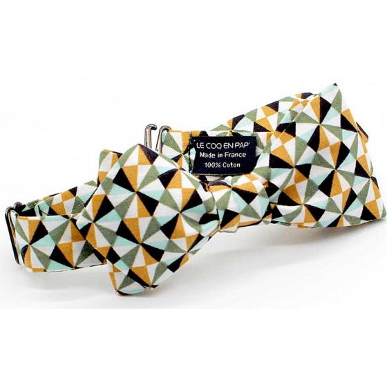 Kaleido Cotton Bow Tie - Le Coq En Pap