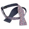 Floral Liberty Reversible Bow Tie - Le Coq En Pap Reference: 17715| Chapellerie Traclet