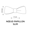 Floral Liberty Reversible Bow Tie - Le Coq En Pap Reference: 17715| Chapellerie Traclet