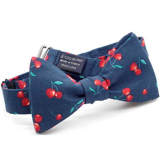 Floral & Cherries Mon Cherry Bow Tie - Le Coq En Pap