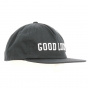 Snapback Cap Good luck Cotton Black - Huf