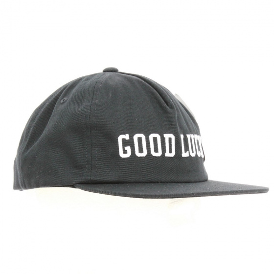 Snapback Cap Good luck Cotton Black - Huf