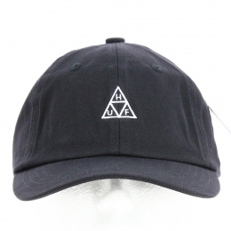 Triangle Logo Snapback Cap Black - Huf