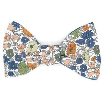 Nœud Papillon Fleuri Poppy Réversible - Le Coq En Pap