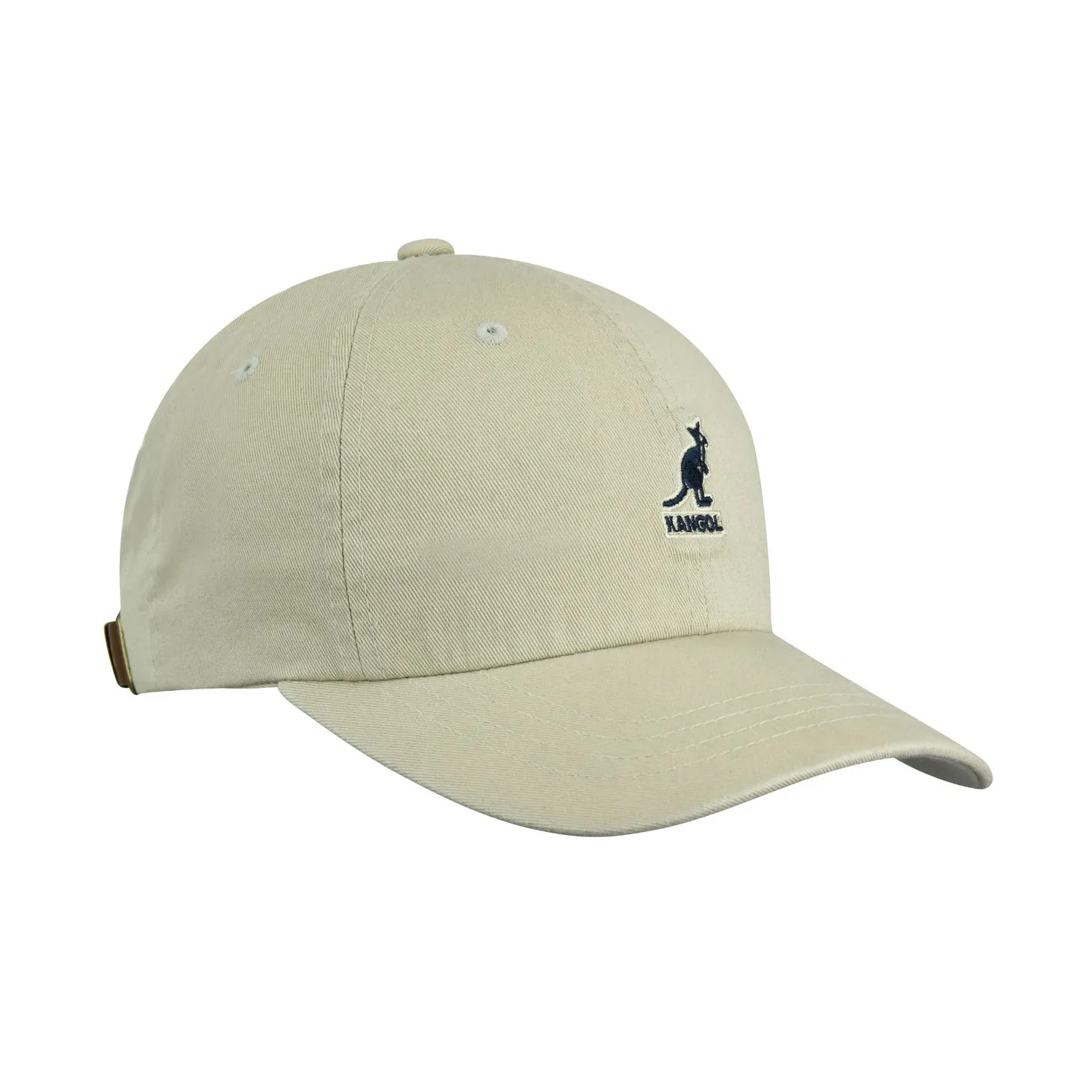 Casquette Washed Baseball Coton Beige - Kangol