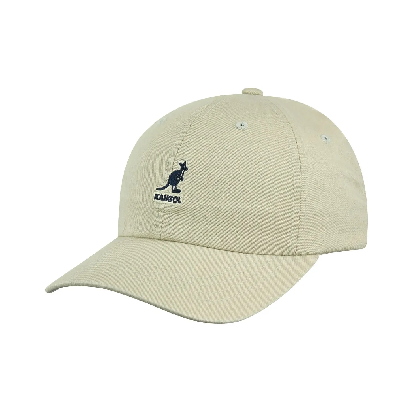 Casquette Washed Baseball Coton Beige - Kangol