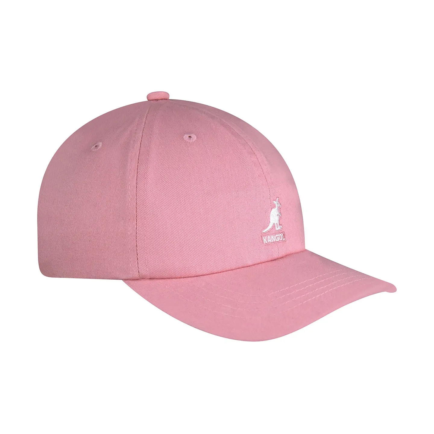 Casquette Washed Baseball Coton Rose - Kangol Reference : 17732| Chapellerie Traclet