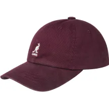 Casquette Washed Baseball Coton Bordeaux - Kangol