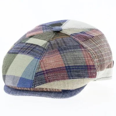 Linen and Cotton Patchwork Cap - MTM