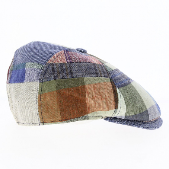 Linen and Cotton Patchwork Cap - MTM