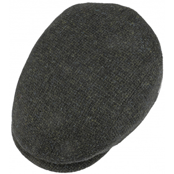 Casquette Belfast Castle Laine Vert Noir Chiné - Stetson Casquette Belfast Castle Laine Vert Noir Chiné - Stetson
