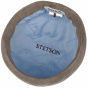 Docker Leather Beige Beanie - Stetson