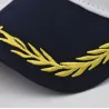 visiere casquette Baseball Capitaine Coton Blanc - Traclet