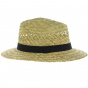 Traveller Gardener Straw Hat Black Ribbon - Traclet