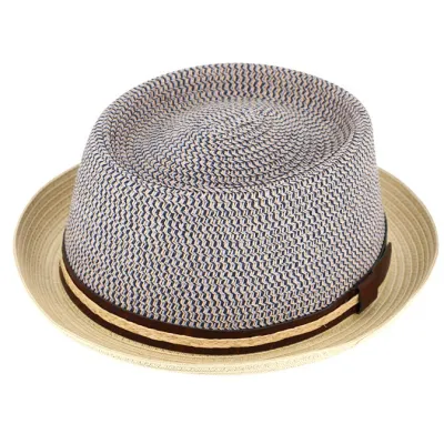 Chapeau Pork Pie Pilou Paille Papier - Traclet