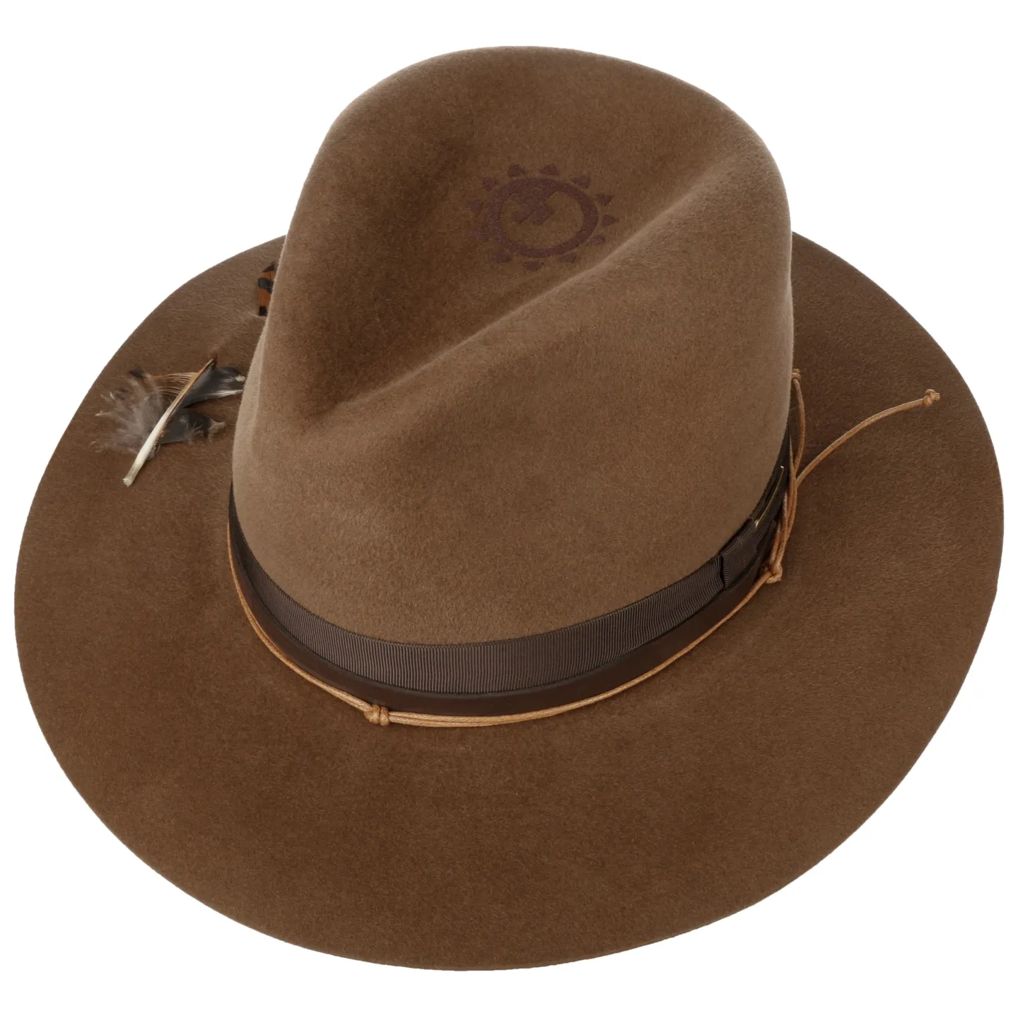 Traveler Western Danios Fur Felt Hat Brown - Stetson
