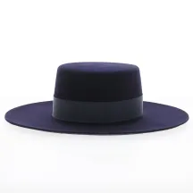 Santiago Hat - Cordobes/Cantier Felt Wool Navy - Traclet