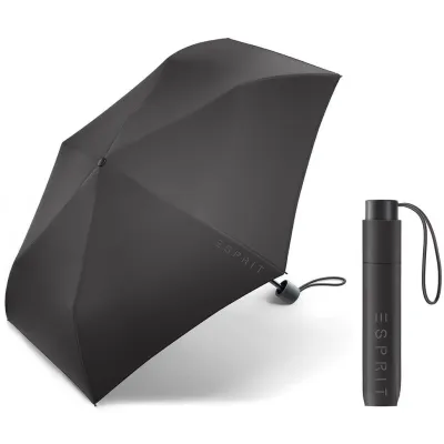 Black Mini Slim Umbrella - Esprit - Traclet Shop Reference: 17763| Traclet Hat Shop