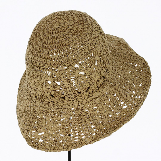 Capeline Flower Straw Brown Paper - Traclet