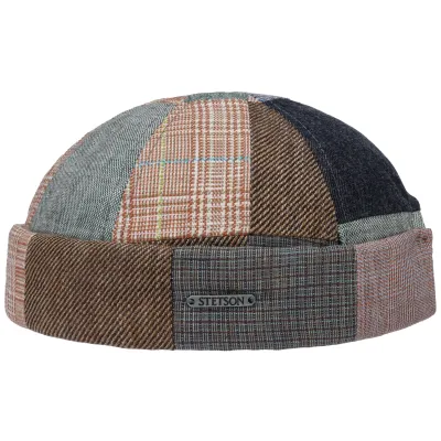 Bonnet Docker Buléon Lin Patchwork - Stetson