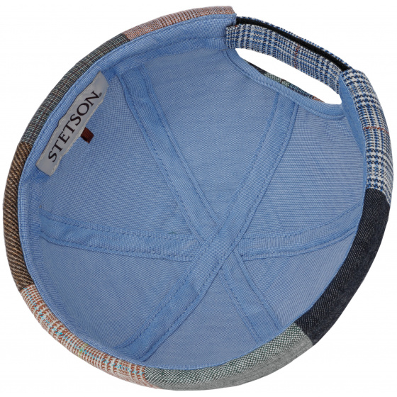 Bonnet Docker Buléon Lin Patchwork - Stetson Bonnet Docker Buléon Lin Patchwork - Stetson