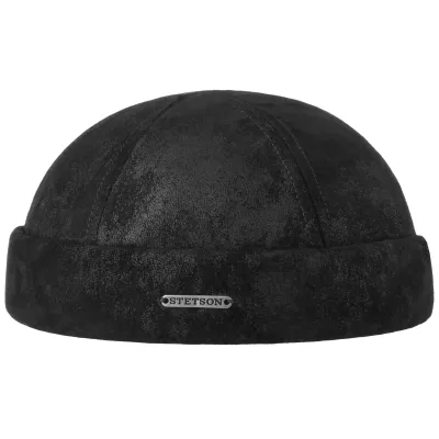 Docker Leather Hat Black - Stetson