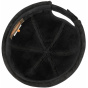 Black Leather Docker Beanie - Stetson