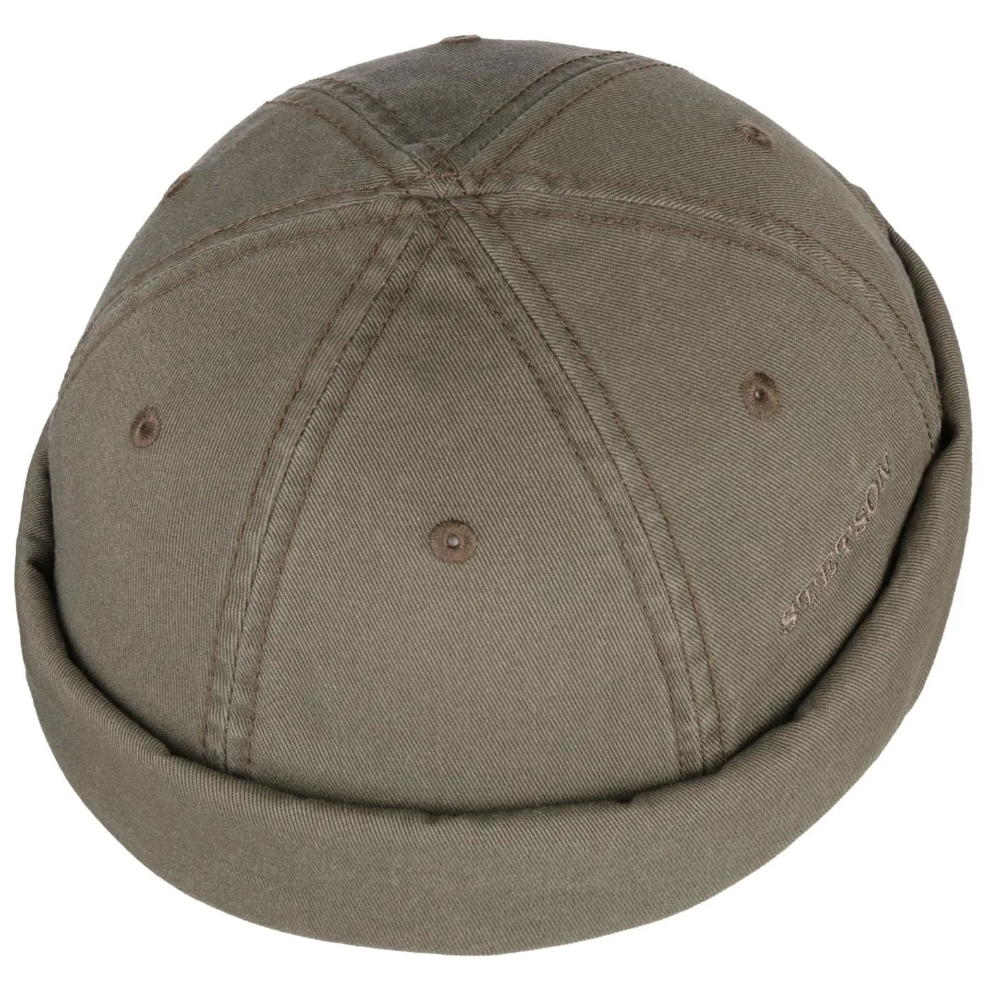 Bonnet Docker Ocala Coton kaki - Stetson Reference : 11635 | Chapellerie Traclet