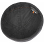 Black Organic Cotton Washed Docker Beanie - Stetson