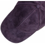 Stetson Plum Leather Louisville Baseball Cap