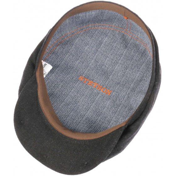 Casquette Brooklin Casper en Laine/Cachemire Anthracite - Stetson Casquette Brooklin Casper en Laine/Cachemire Anthracite - Stetson