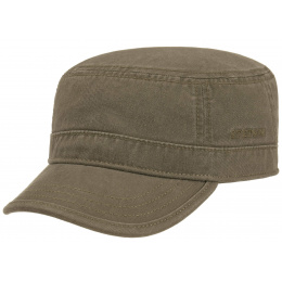 Gosper Military Cap khaki cotton - Stetson