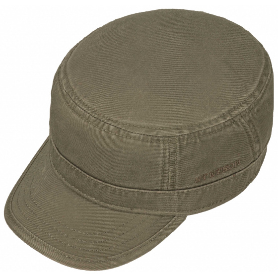 Gosper Military Cap Cotton khaki UPF 40+ - Stetson