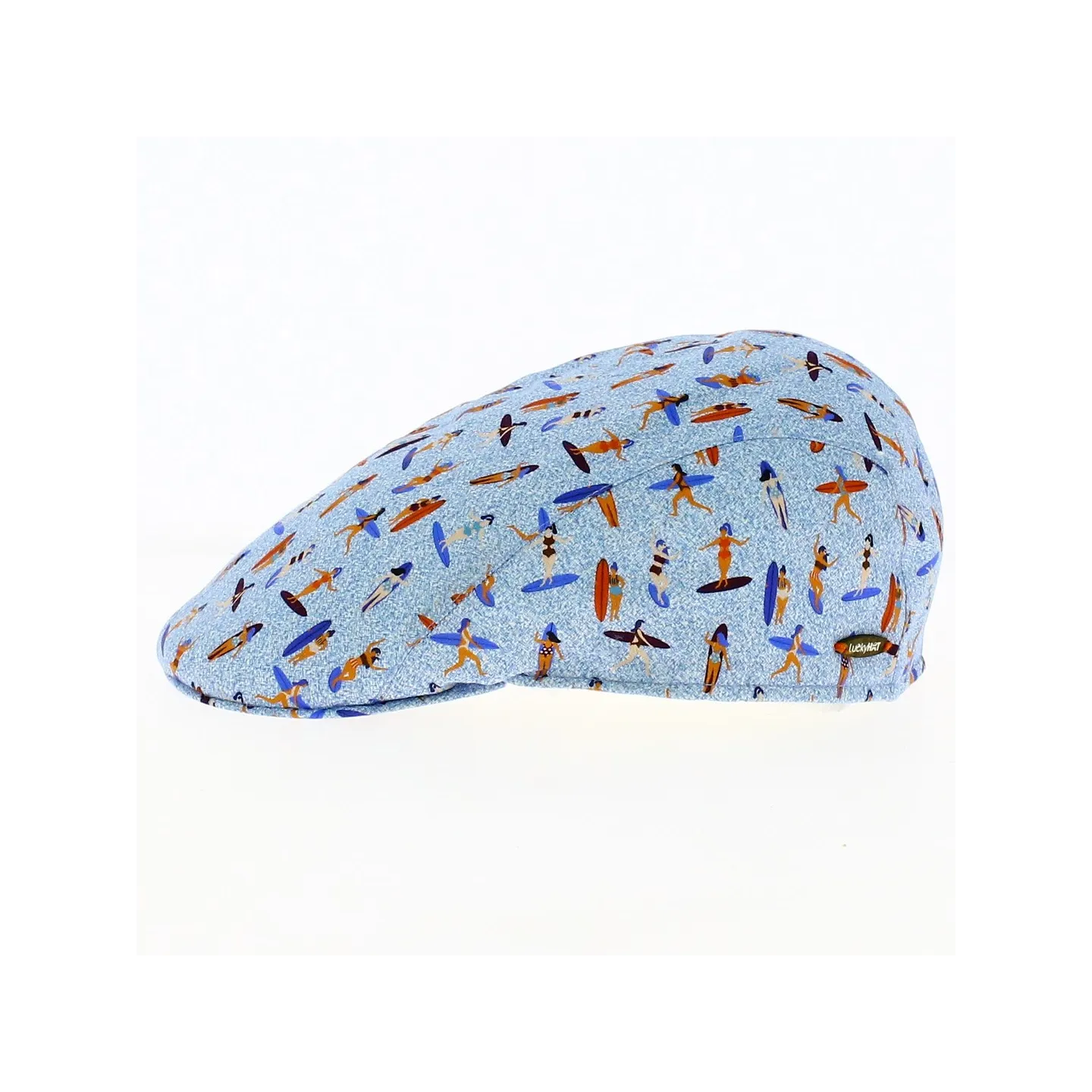 Casquette Plate Coton Surf Bleu Enfant - Traclet