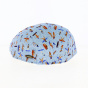 Children's blue flat cotton surf cap - Traclet