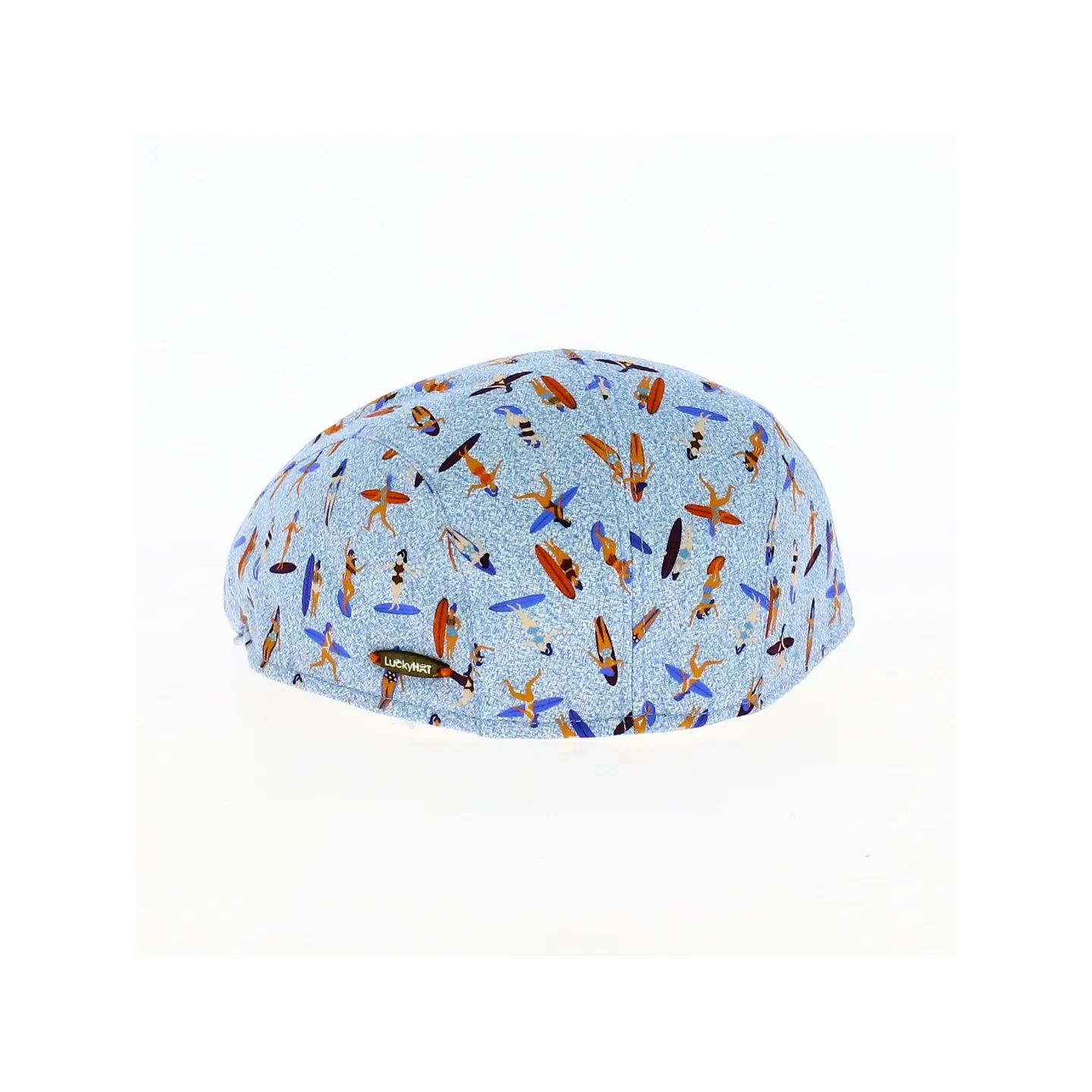 Casquette Plate Coton Surf Bleu Enfant - Traclet
