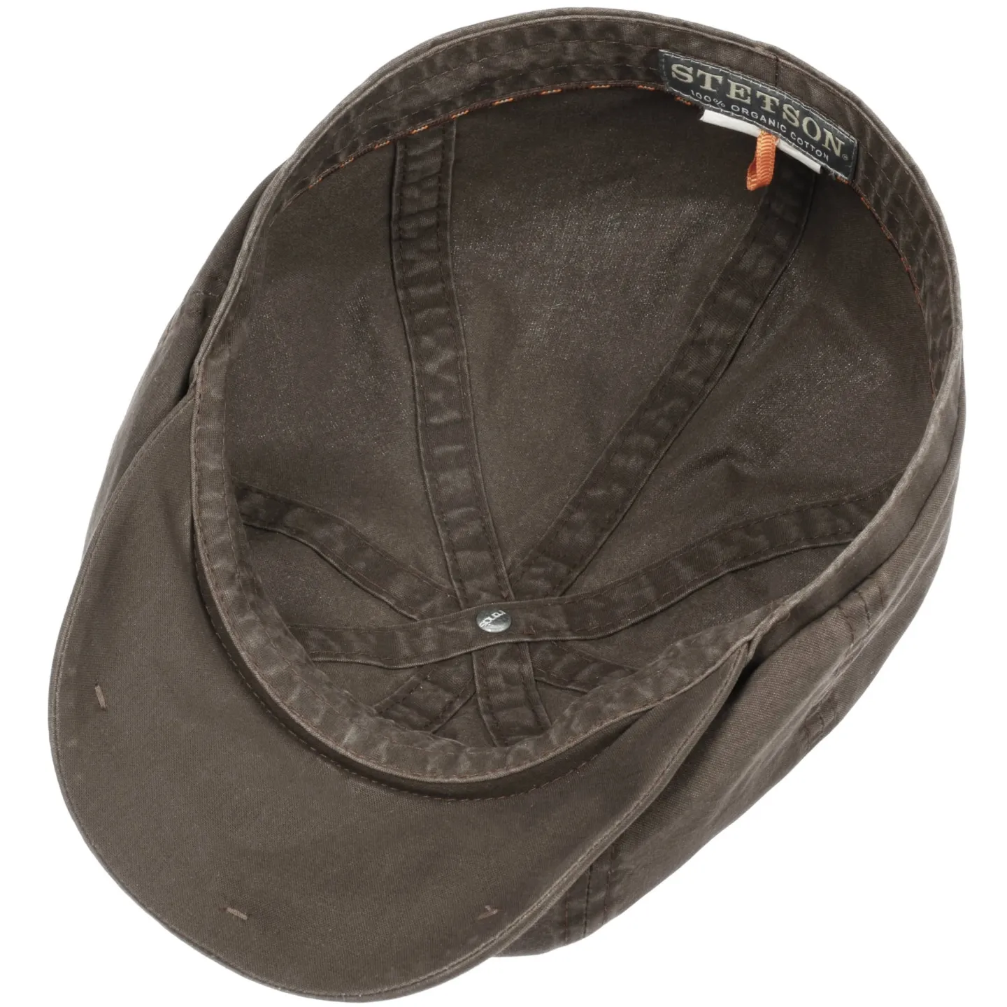 Organic Cotton Hatteras Cap Brown UPF 40+ - Stetson Traclet Brown Reference: 2334 | Traclet Hat Shop