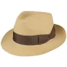 Chapeau Fedora Robbins Panama Marron - Stetson Reference : 12173 | Chapellerie Traclet