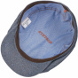 Brooklin Queens cap in blue linen - Stetson