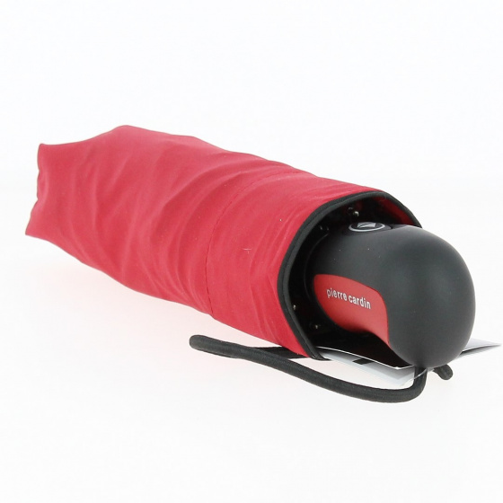 Parapluie Femme Pliant Tournesol Rouge - Pierre Cardin