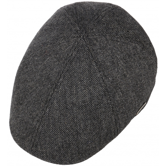 Casquette Texas Bombée Orion Laine & Coton Gris Chiné - Stetson Casquette Texas Bombée Orion Laine & Coton Gris Chiné - Stetson