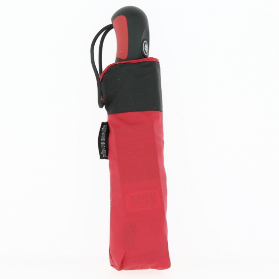 Women's Red and Black Sunflower Folding Umbrella - Pierre Cardin