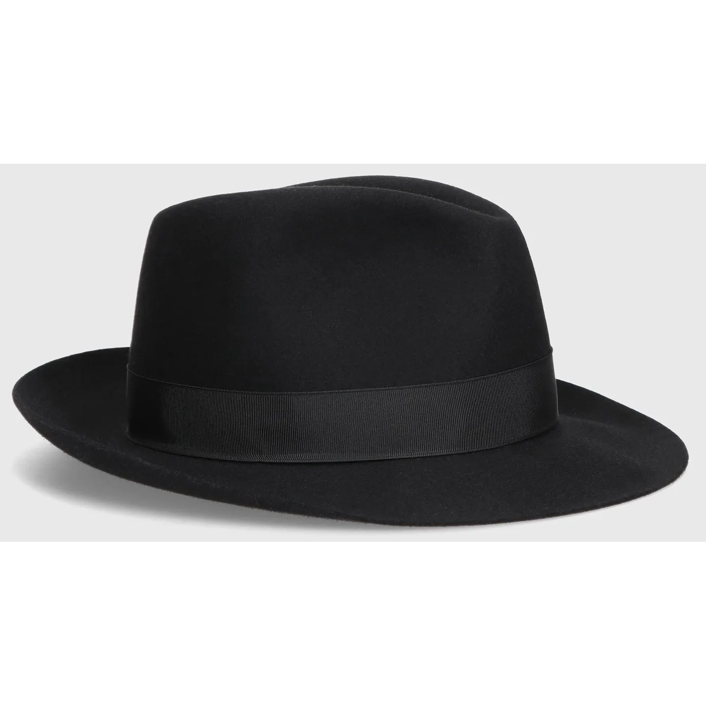 Chapeau Fedora Alessandria Pliable Noir - Borsalino   Reference : 17781| Chapellerie Traclet
